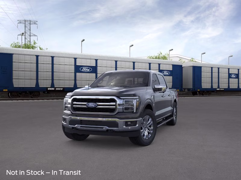 2026 Agate Black Metallic Ford F-150 LARIAT Crew Cab Pickup 4X4 Truck