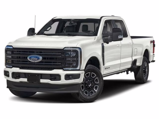 2025 White Metallic Ford Super Duty F-350 SRW Platinum 4X4 Truck
