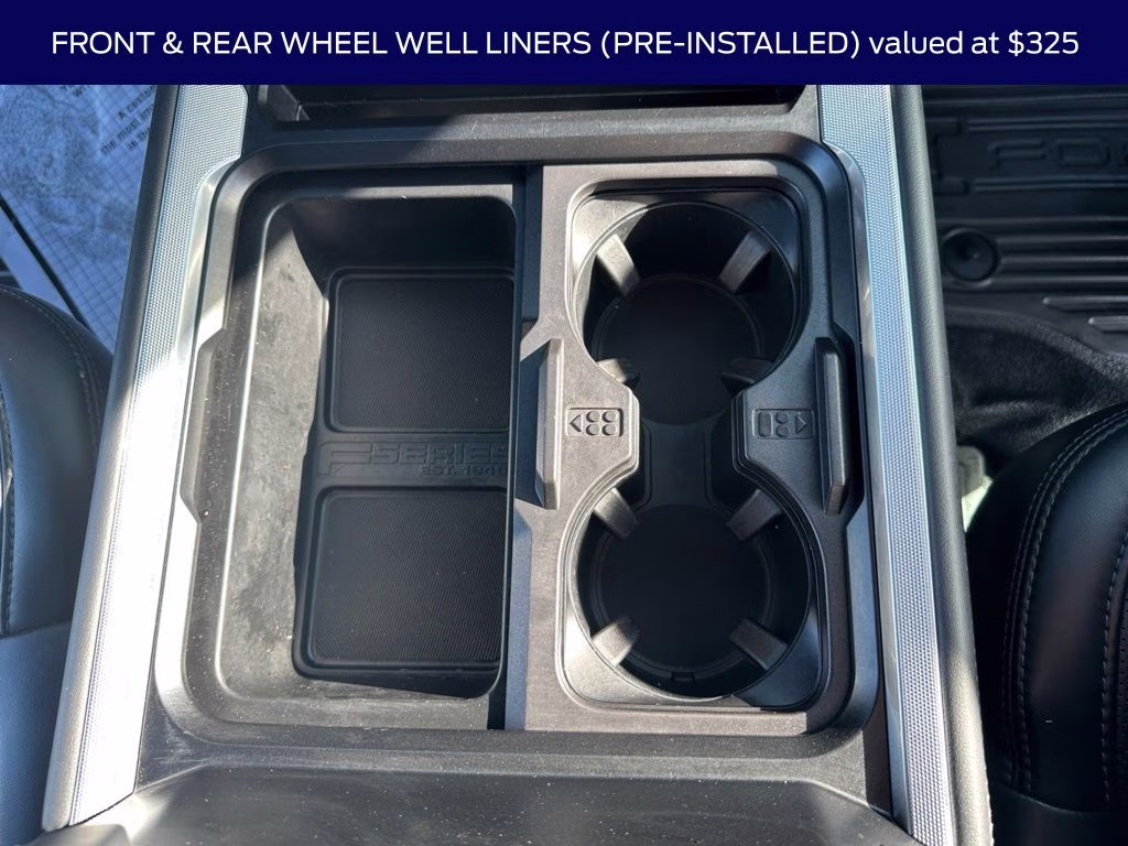 2025 White Metallic Ford Super Duty F-350 SRW Platinum 4X4 Truck
