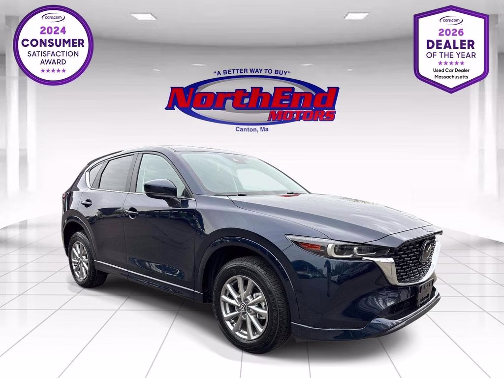2025 Deep Crystal Blue Mica Mazda CX-5 2.5 S Preferred Package AWD SUV