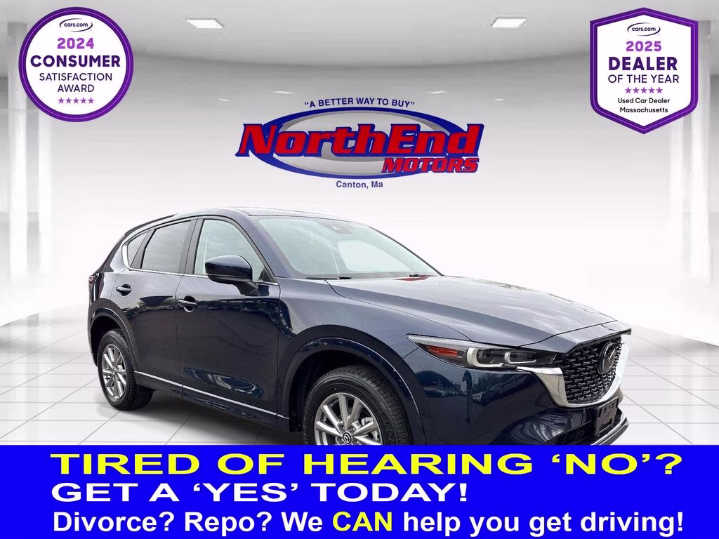 2025 Deep Crystal Blue Mica Mazda CX-5 2.5 S Preferred Package AWD SUV