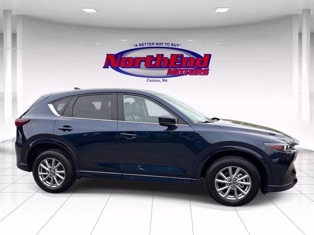 2025 Deep Crystal Blue Mica Mazda CX-5 2.5 S Preferred Package AWD SUV