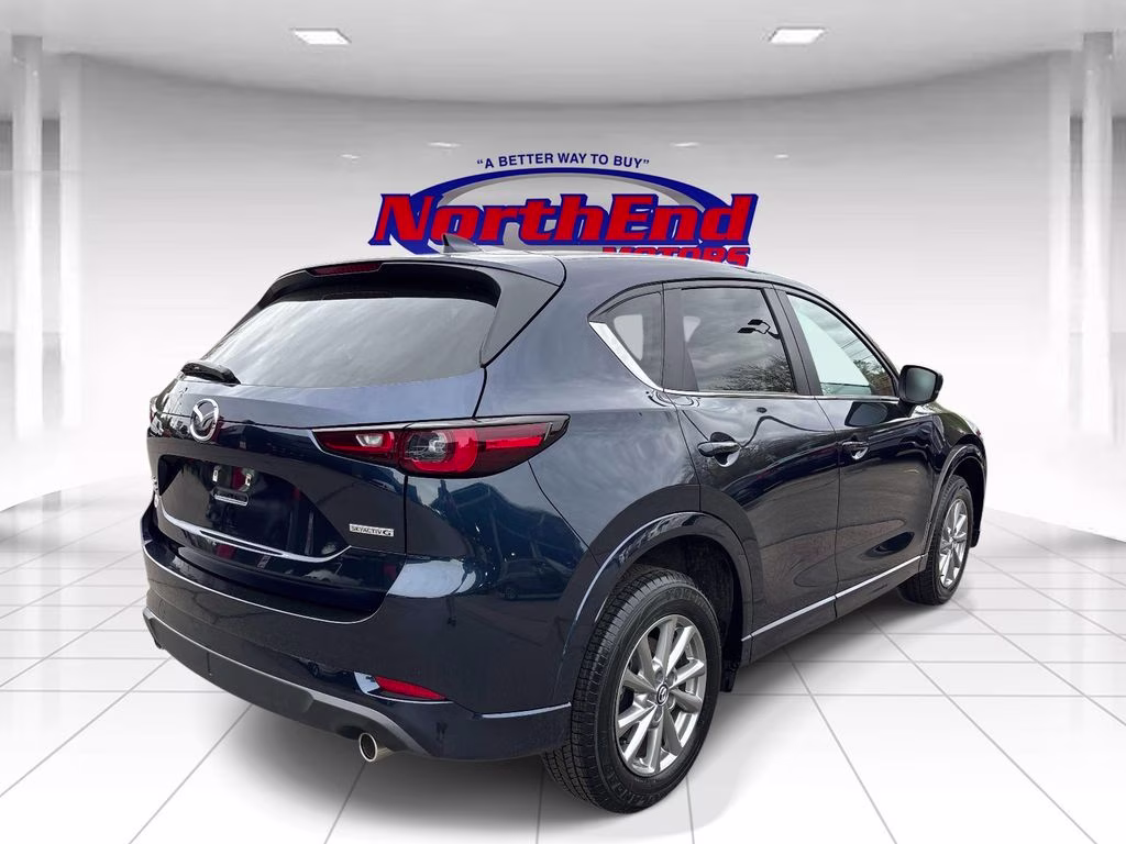 2025 Deep Crystal Blue Mica Mazda CX-5 2.5 S Preferred Package AWD SUV