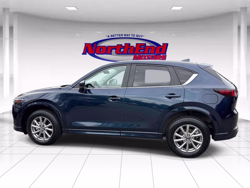 2025 Deep Crystal Blue Mica Mazda CX-5 2.5 S Preferred Package AWD SUV