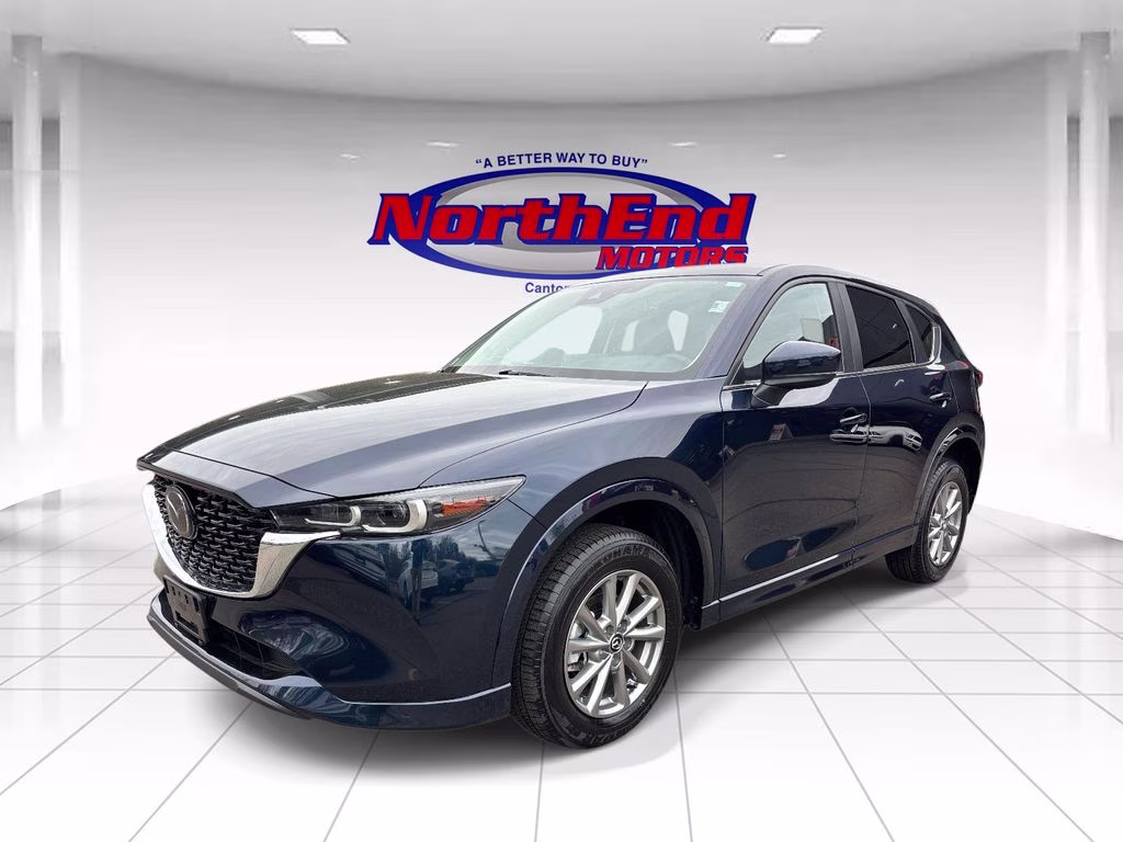 2025 Deep Crystal Blue Mica Mazda CX-5 2.5 S Preferred Package AWD SUV