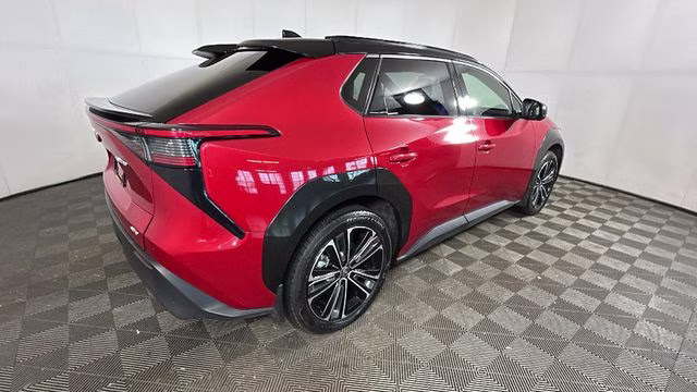2023 Supersonic Red w/Black Roof Toyota bZ4X Limited AWD SUV