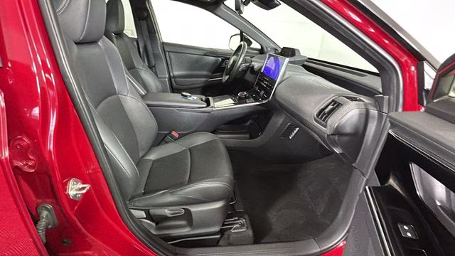 2023 Supersonic Red w/Black Roof Toyota bZ4X Limited AWD SUV