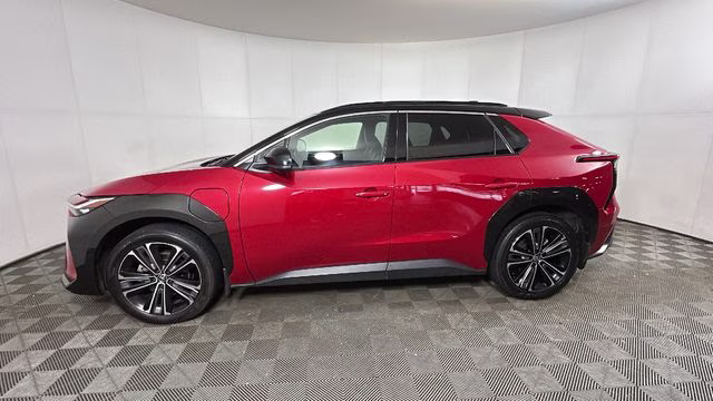 2023 Supersonic Red w/Black Roof Toyota bZ4X Limited AWD SUV
