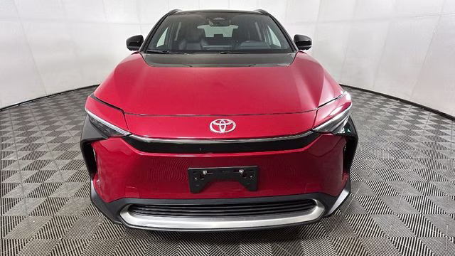 2023 Supersonic Red w/Black Roof Toyota bZ4X Limited AWD SUV