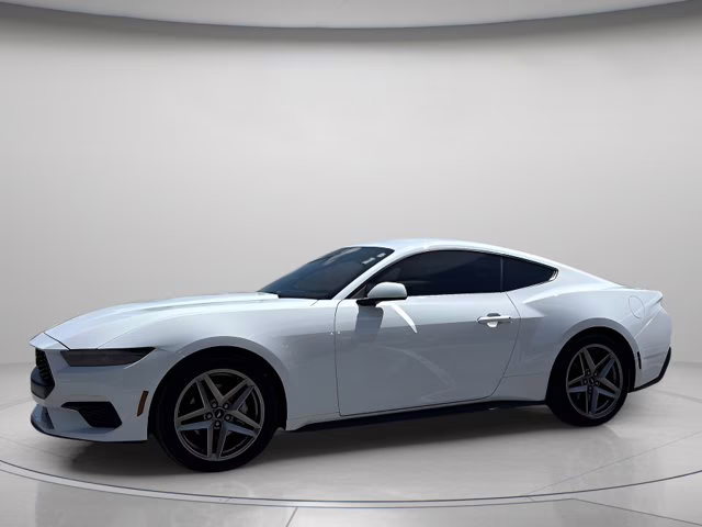 2025 Oxford White Ford Mustang EcoBoost RWD Coupe