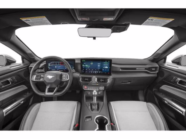 2025 Oxford White Ford Mustang EcoBoost RWD Coupe