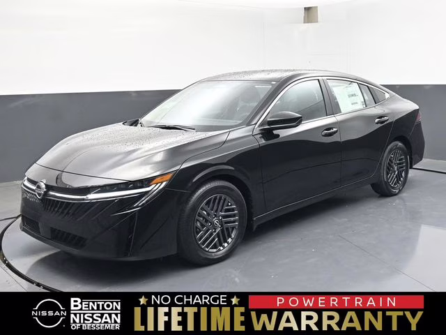 2026 Super Black Nissan Sentra SV FWD Sedan