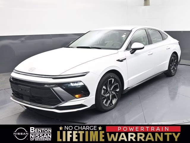2025 Serenity White Hyundai Sonata SEL FWD Sedan