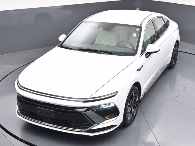 2025 Serenity White Hyundai Sonata SEL FWD Sedan