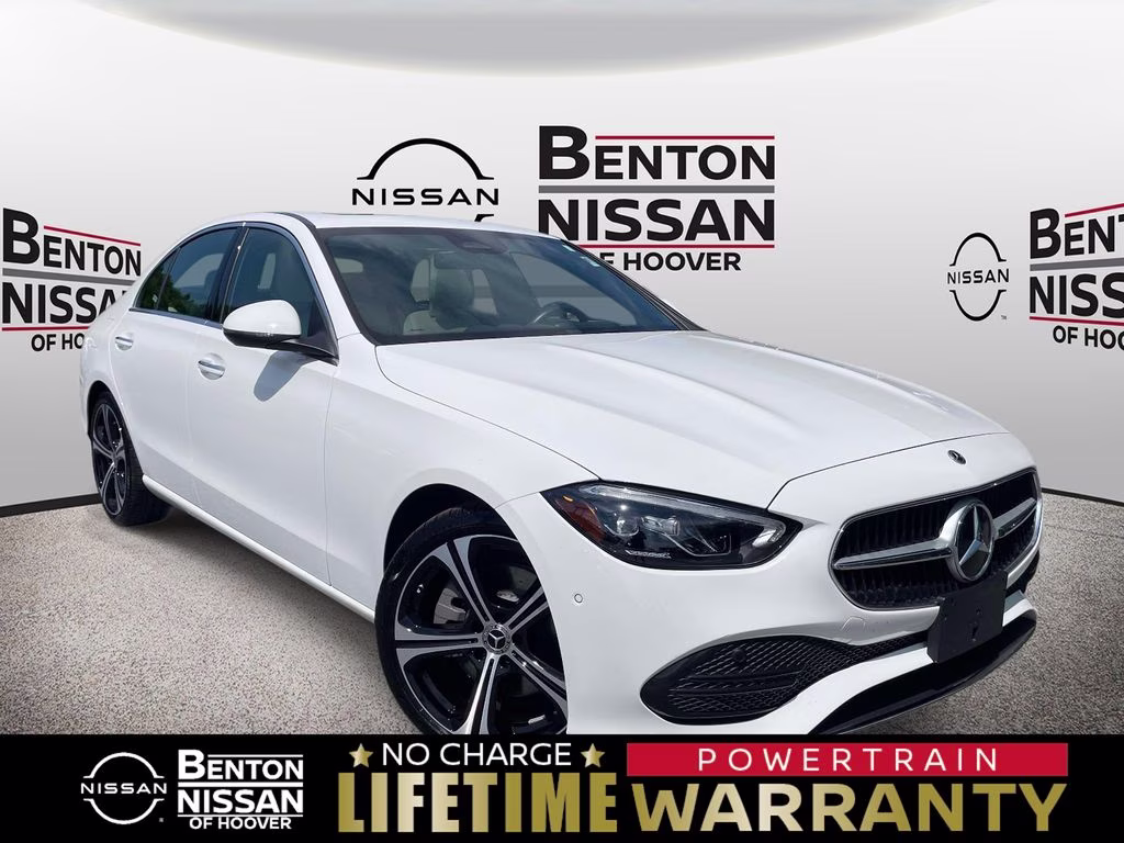 2025 White Mercedes-Benz C-Class C 300 RWD Sedan