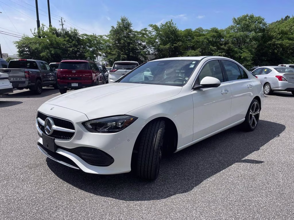 2025 White Mercedes-Benz C-Class C 300 RWD Sedan
