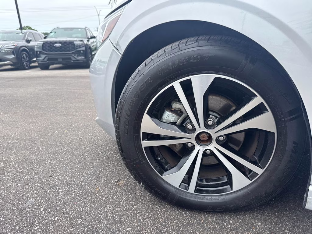 2021 Brilliant Silver Metallic Nissan Sentra SV FWD Sedan