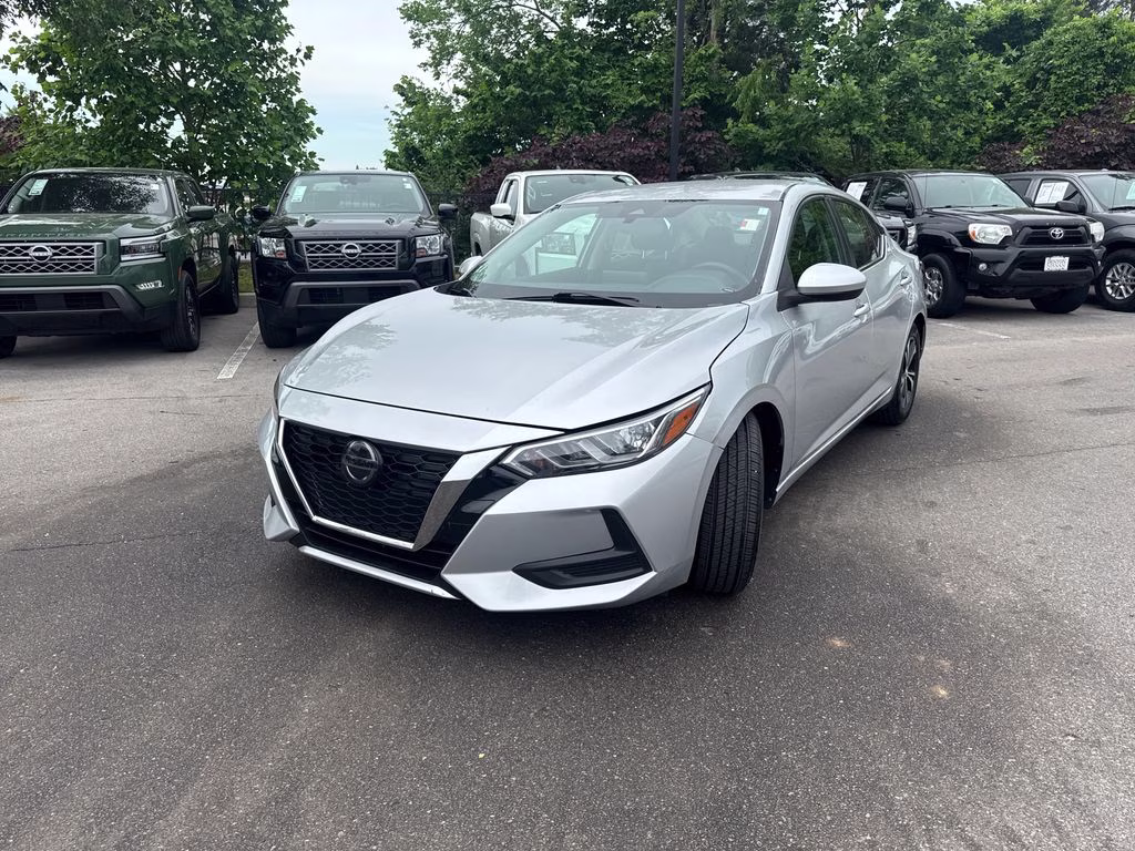 2021 Brilliant Silver Metallic Nissan Sentra SV FWD Sedan