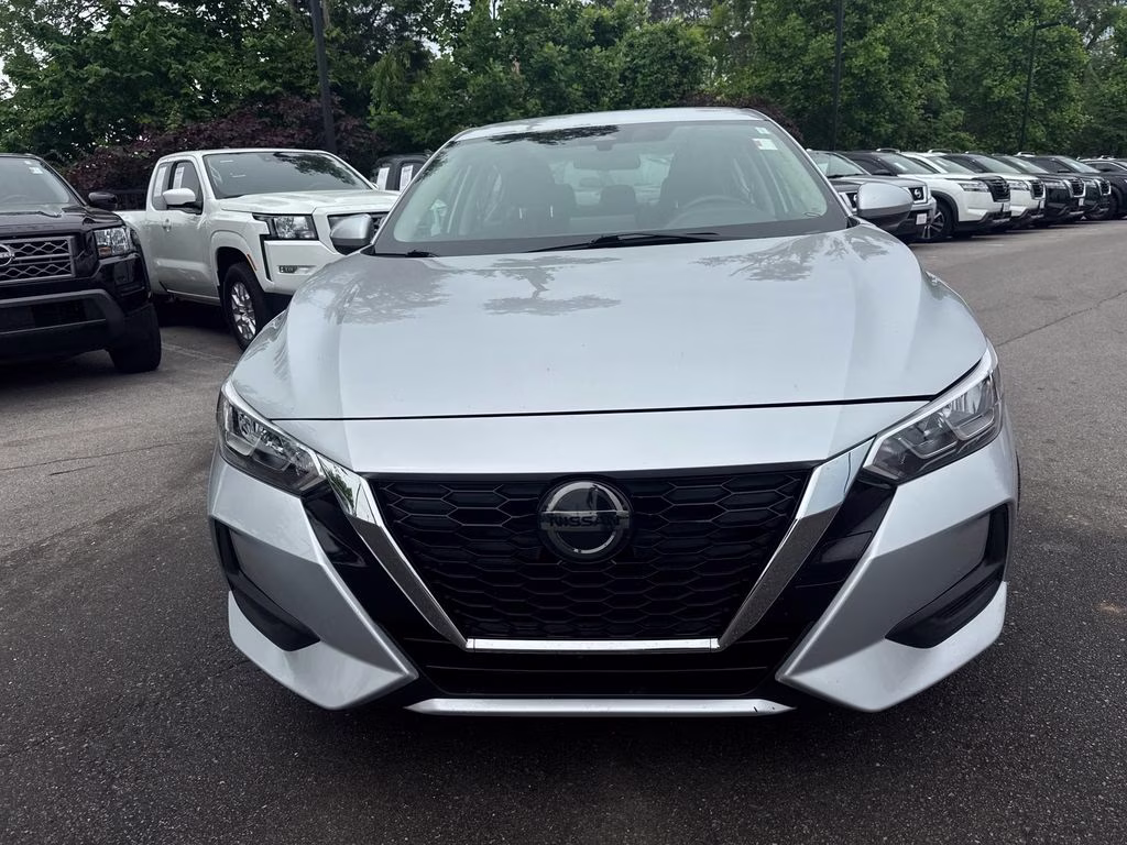 2021 Brilliant Silver Metallic Nissan Sentra SV FWD Sedan