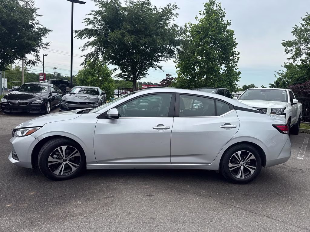2021 Brilliant Silver Metallic Nissan Sentra SV FWD Sedan