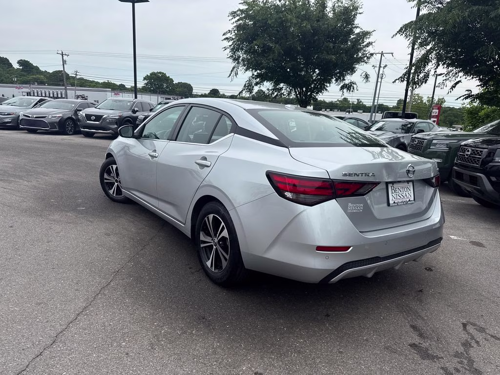 2021 Brilliant Silver Metallic Nissan Sentra SV FWD Sedan