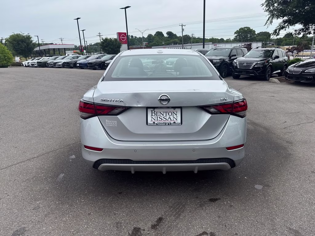 2021 Brilliant Silver Metallic Nissan Sentra SV FWD Sedan