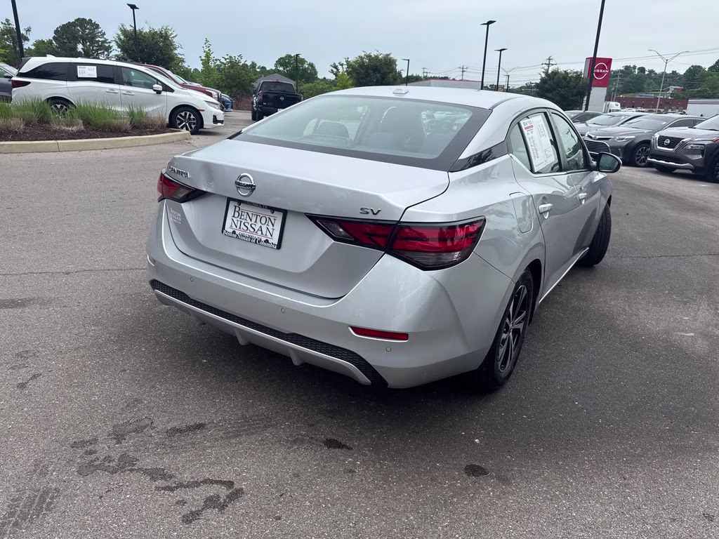 2021 Brilliant Silver Metallic Nissan Sentra SV FWD Sedan