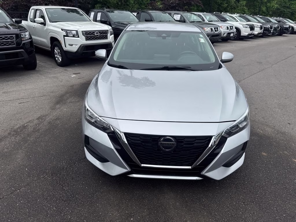 2021 Brilliant Silver Metallic Nissan Sentra SV FWD Sedan