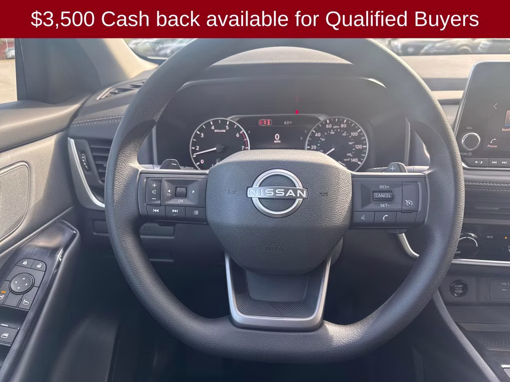 2026 Glacier White Nissan Rogue S FWD SUV
