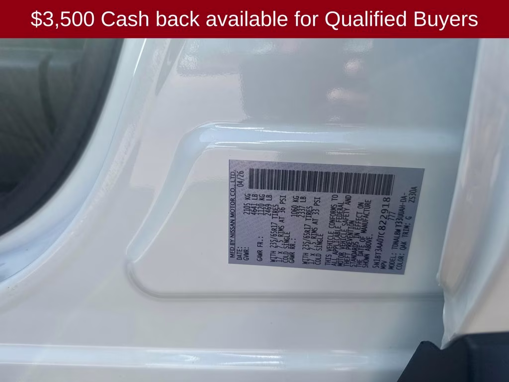2026 Glacier White Nissan Rogue S FWD SUV
