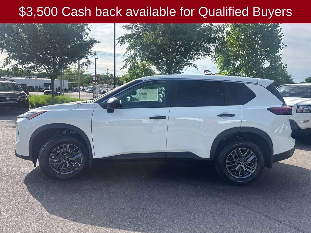 2026 Glacier White Nissan Rogue S FWD SUV