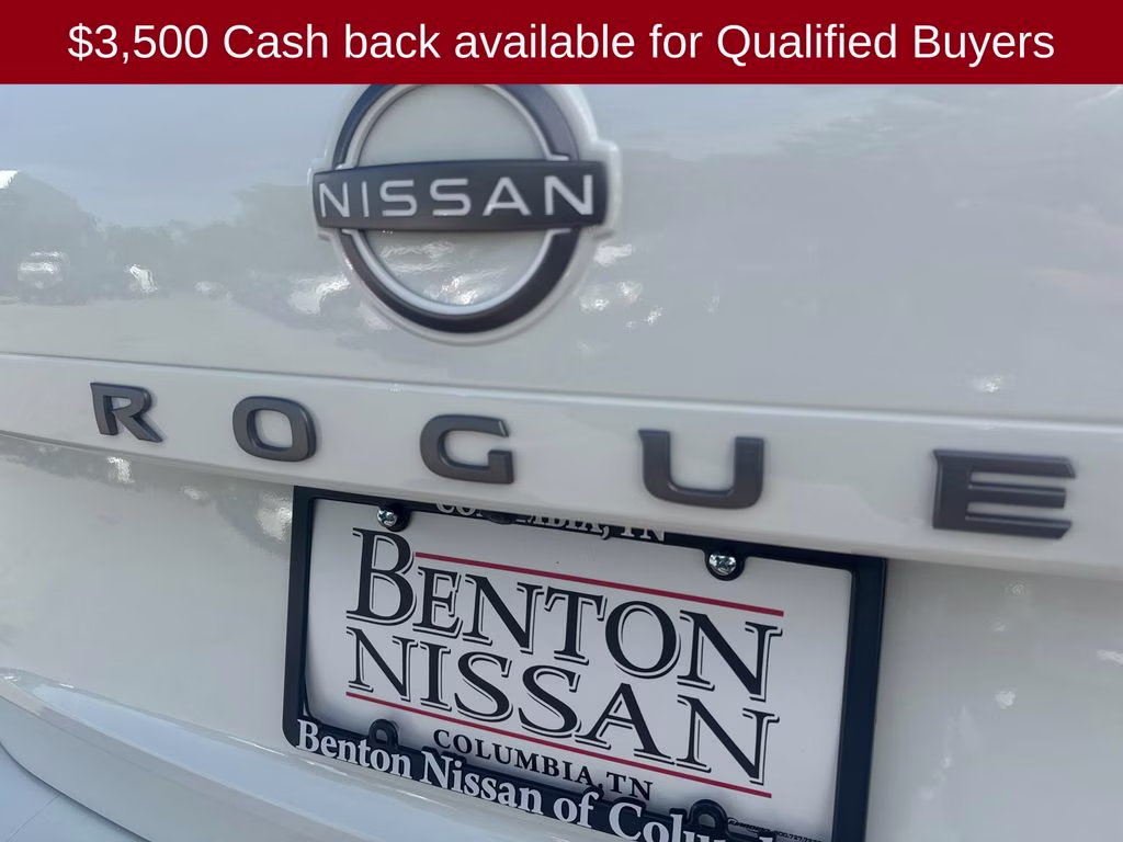 2026 Glacier White Nissan Rogue S FWD SUV