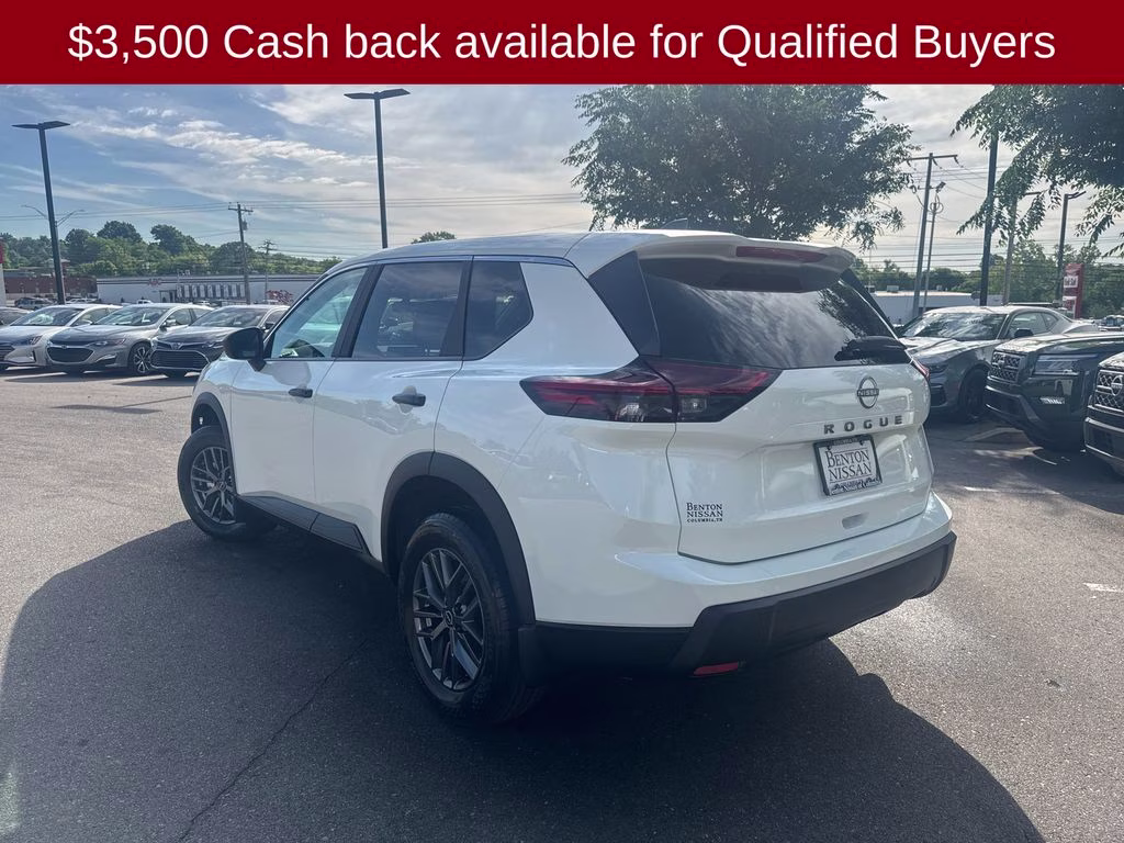 2026 Glacier White Nissan Rogue S FWD SUV