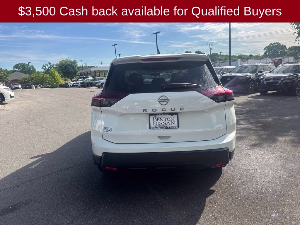 2026 Glacier White Nissan Rogue S FWD SUV