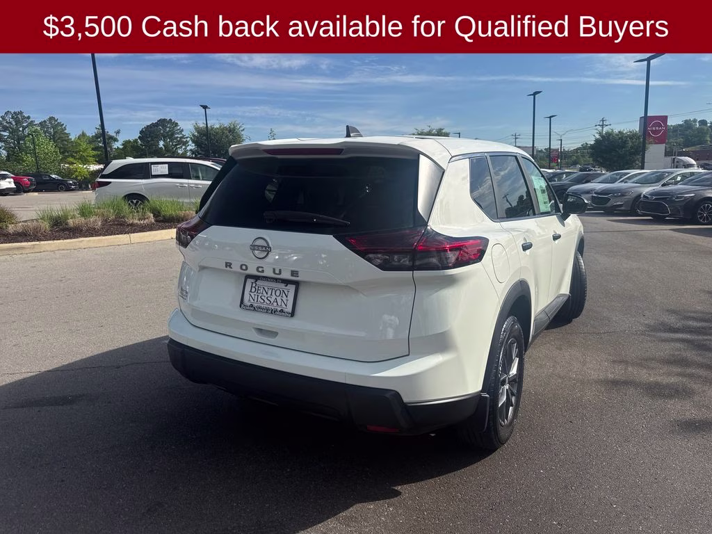 2026 Glacier White Nissan Rogue S FWD SUV