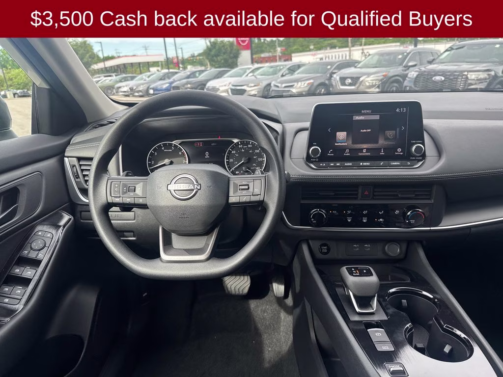 2026 Glacier White Nissan Rogue S FWD SUV