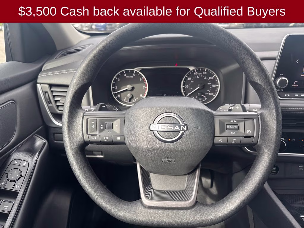 2026 Glacier White Nissan Rogue S FWD SUV