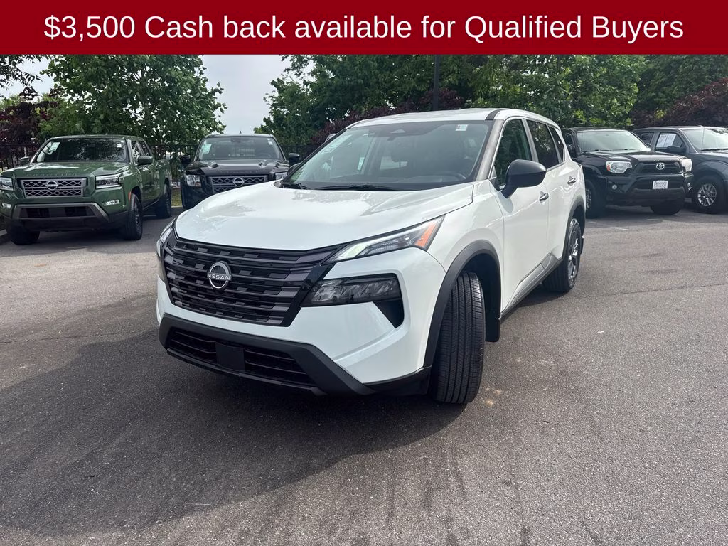 2026 Glacier White Nissan Rogue S FWD SUV