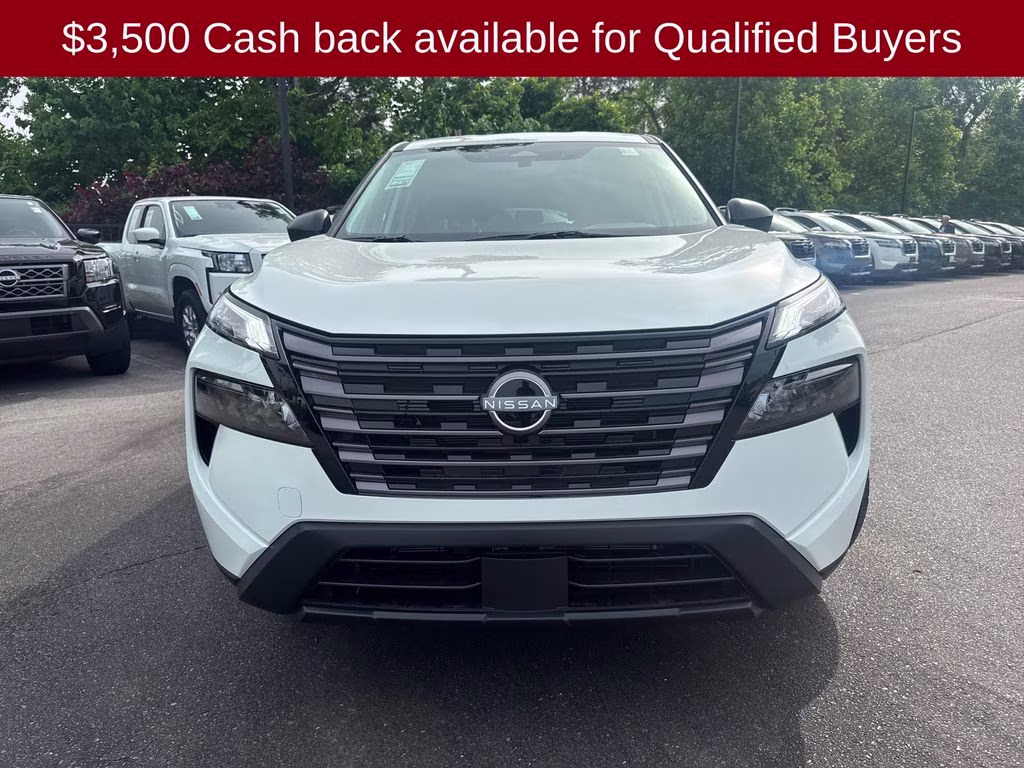 2026 Glacier White Nissan Rogue S FWD SUV