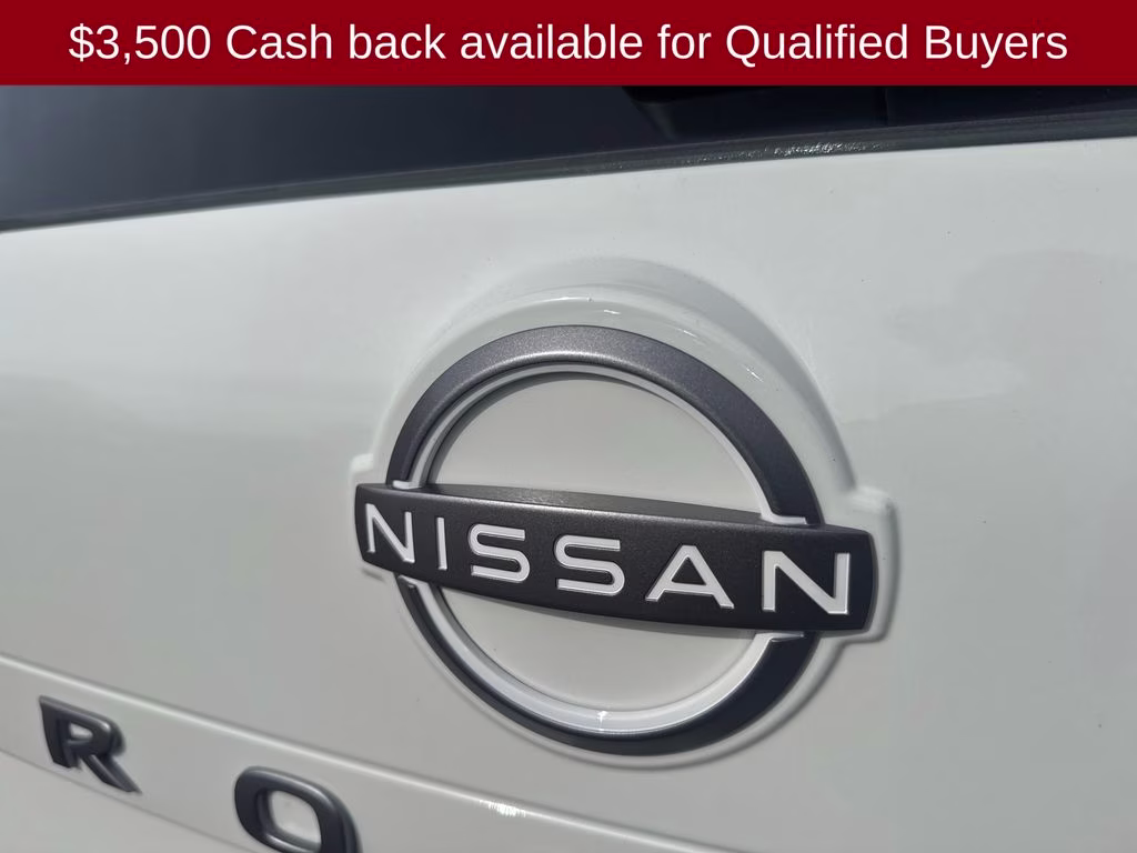 2026 Glacier White Nissan Rogue S FWD SUV