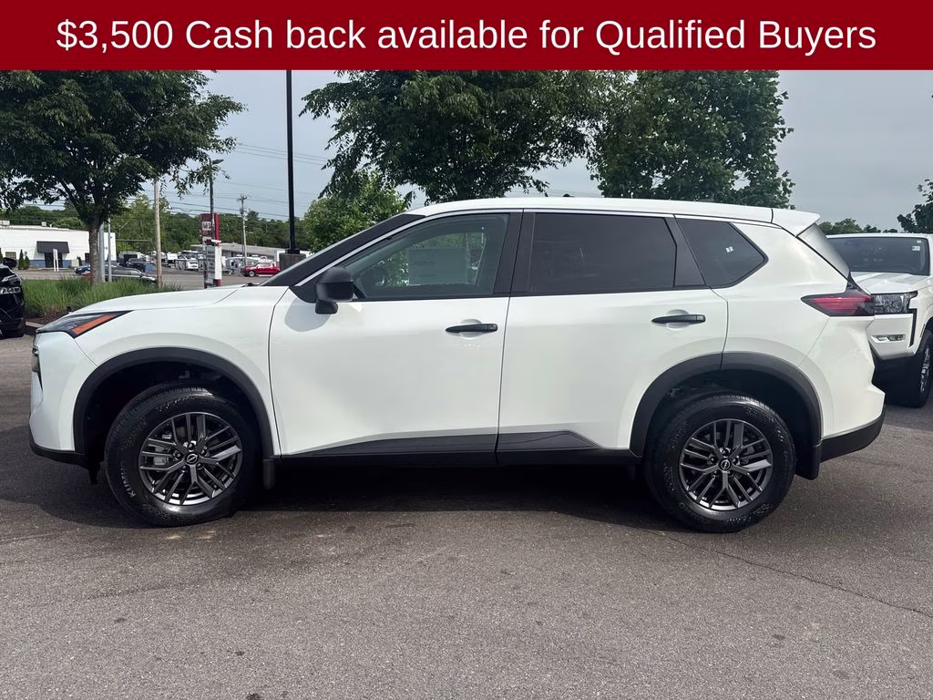 2026 Glacier White Nissan Rogue S FWD SUV