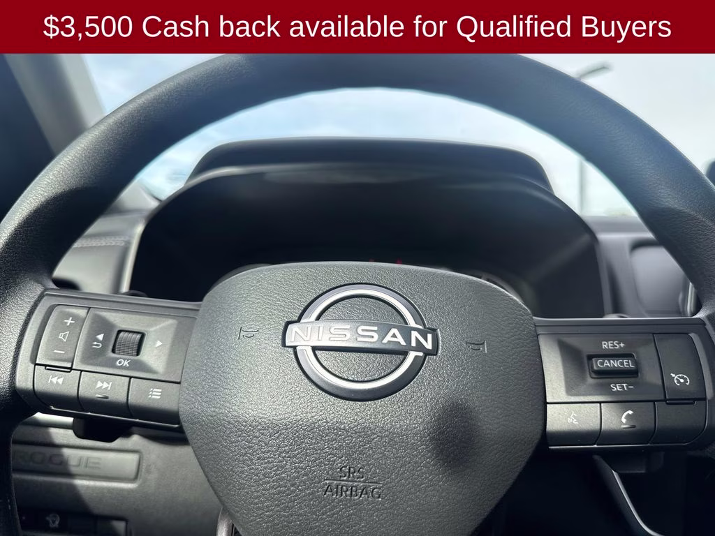 2026 Glacier White Nissan Rogue S FWD SUV