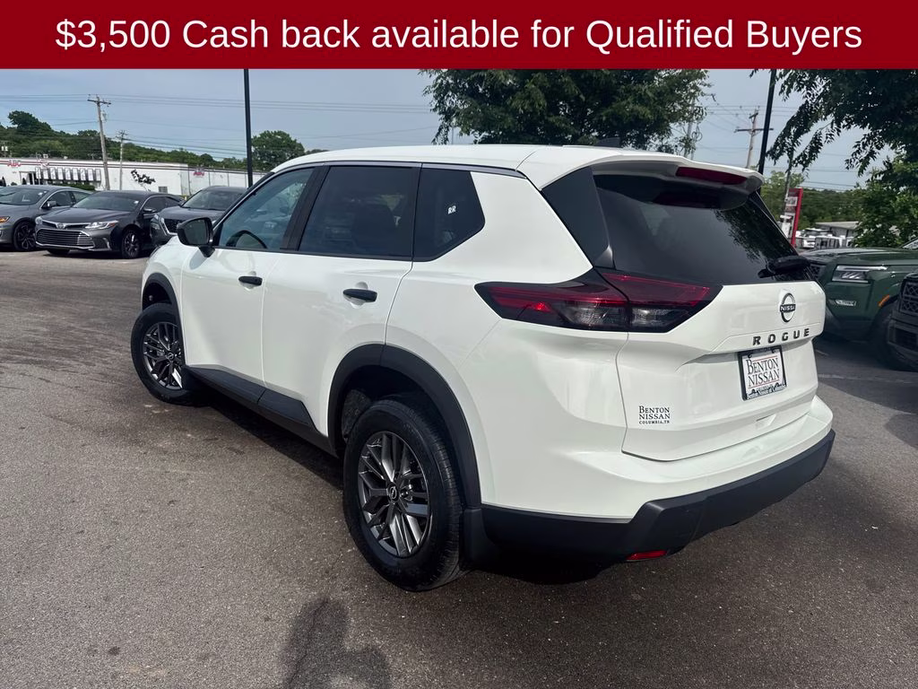 2026 Glacier White Nissan Rogue S FWD SUV