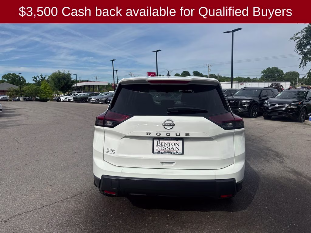 2026 Glacier White Nissan Rogue S FWD SUV