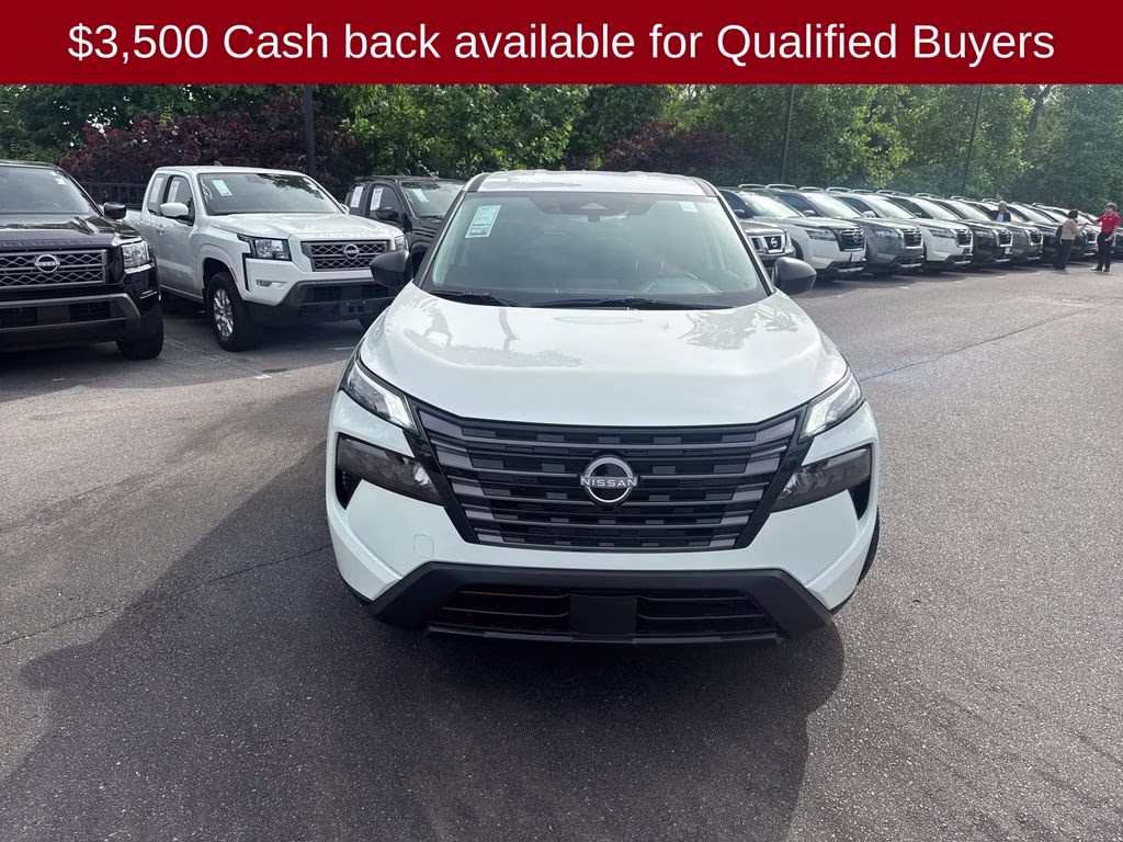 2026 Glacier White Nissan Rogue S FWD SUV
