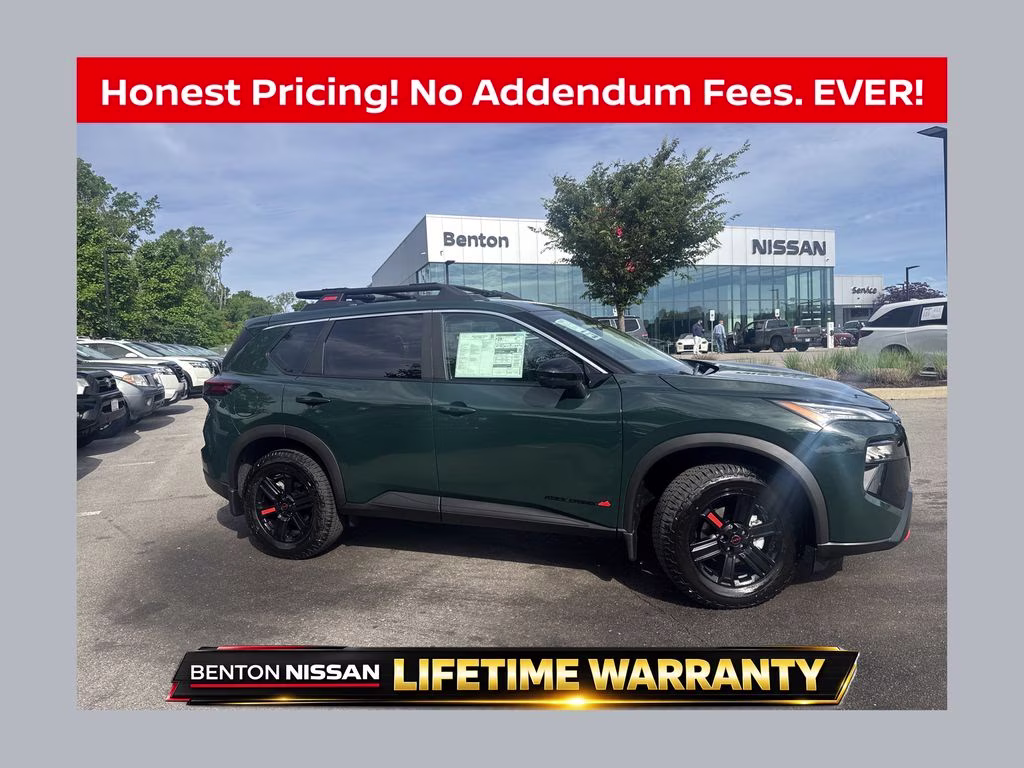 2026 Obsidian Green Nissan Rogue Rock Creek AWD SUV