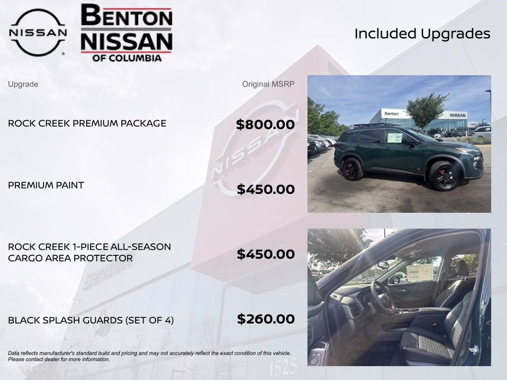 2026 Obsidian Green Nissan Rogue Rock Creek AWD SUV