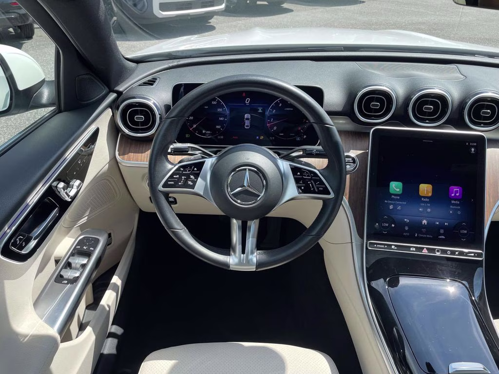 2025 White Mercedes-Benz C-Class C 300 RWD Sedan