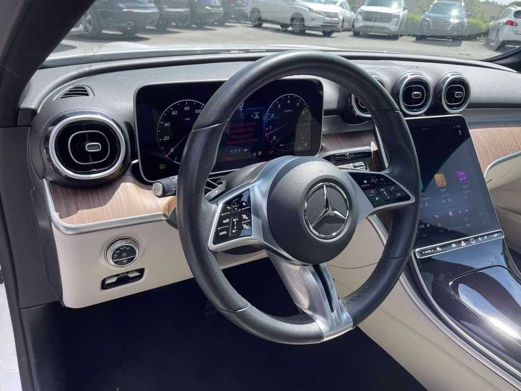 2025 White Mercedes-Benz C-Class C 300 RWD Sedan