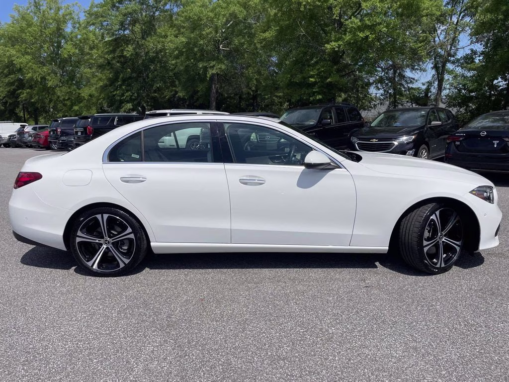 2025 White Mercedes-Benz C-Class C 300 RWD Sedan